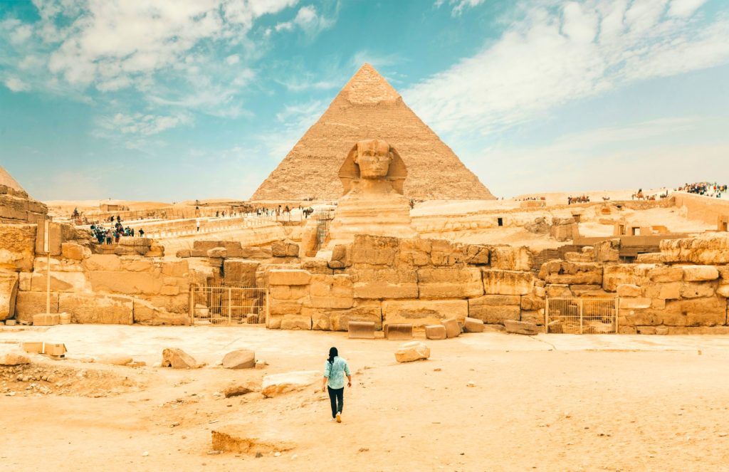 Sphinx and The Great Pyramids of Giza - Full-Day Trip to Cairo by Plane