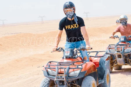 Quad Riding in the Desert